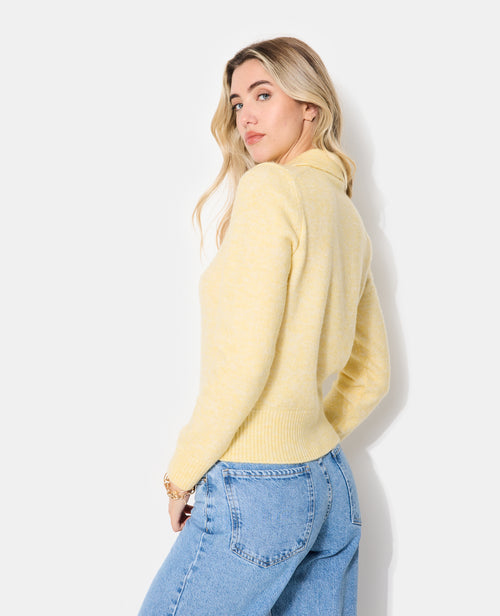 Pull col polo avec boutons métal - PIMKIE - 6