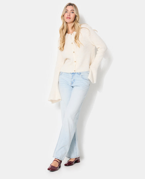 Gilet manches flare avec boutons métal - PIMKIE - 3