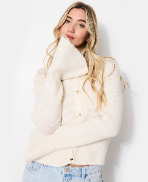 Gilet manches flare avec boutons métal - PIMKIE - 5