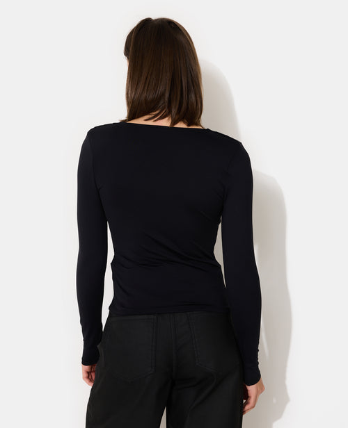 T-shirt manches longues avec épaulettes et pinces - PIMKIE - 6