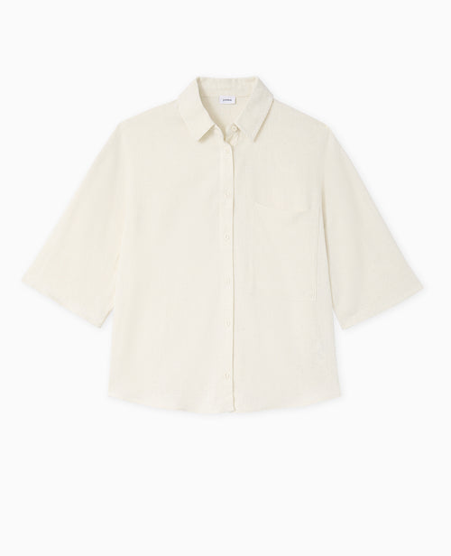 Chemise oversize avec lin - PIMKIE - 4