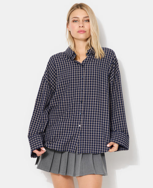 Chemise oversize à carreaux - PIMKIE - 1