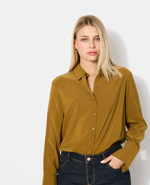 Chemise en tissu effet peau de pêche - PIMKIE - 7