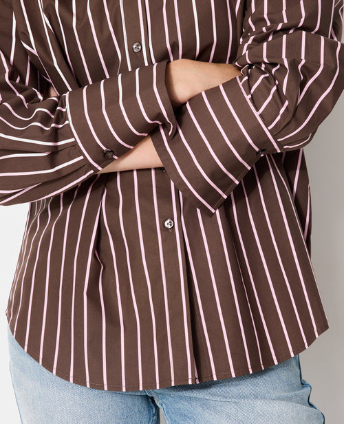 Chemise oversize avec poche motif rayures - PIMKIE - 2