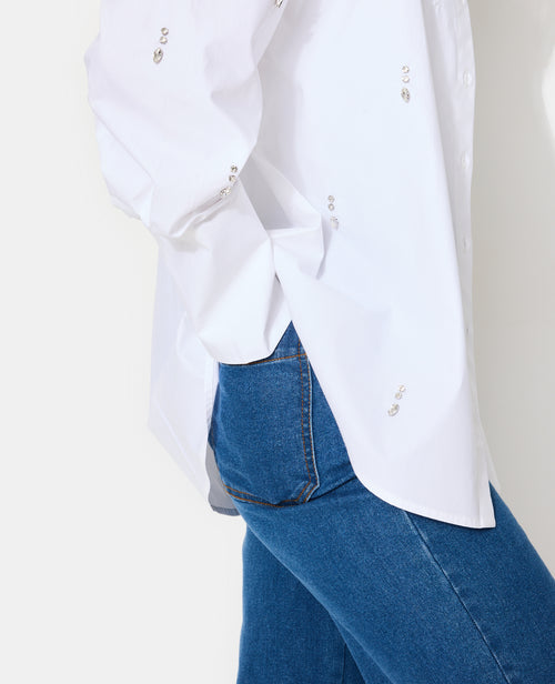 Chemise oversize avec strass devant - PIMKIE - 2