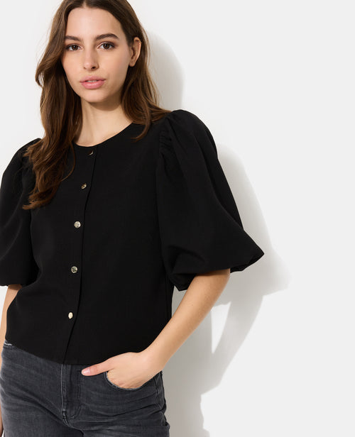 Blouse boutonnée manches ballons - PIMKIE - 2