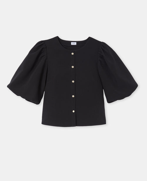 Blouse boutonnée manches ballons - PIMKIE - 4
