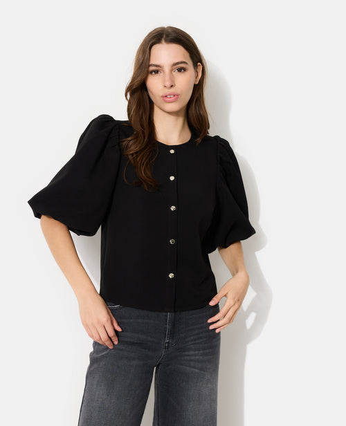 Blouse boutonnée manches ballons - PIMKIE - 5