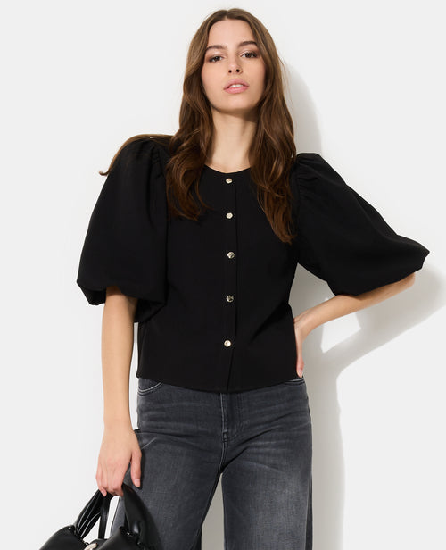 Blouse boutonnée manches ballons - PIMKIE - 7
