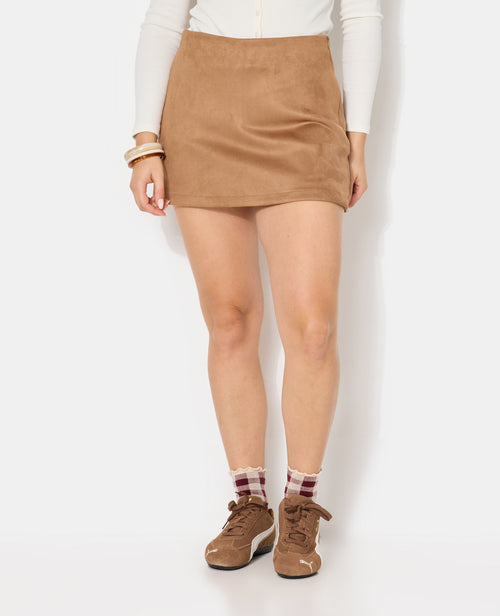 Jupe-short en suédine - PIMKIE - 5