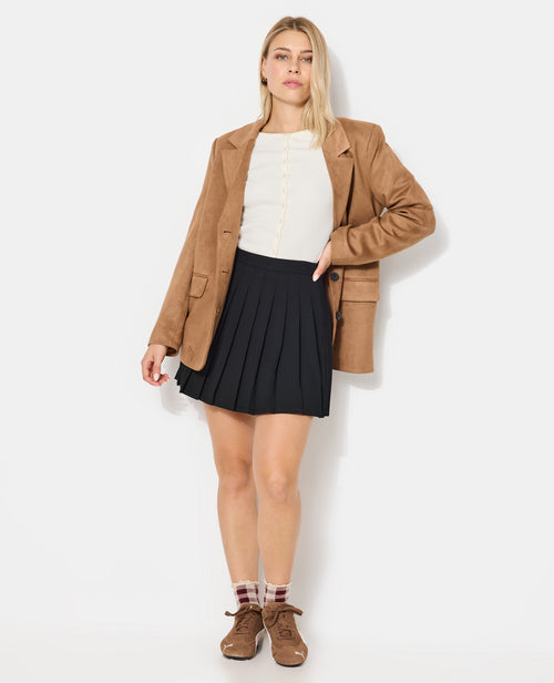 Jupe courte plissée - PIMKIE - 3