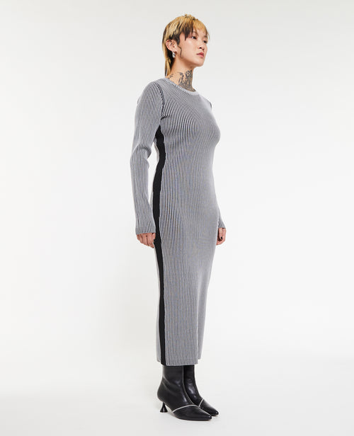 Robe longue en maille avec effet vanisé - PIMKIE - 1