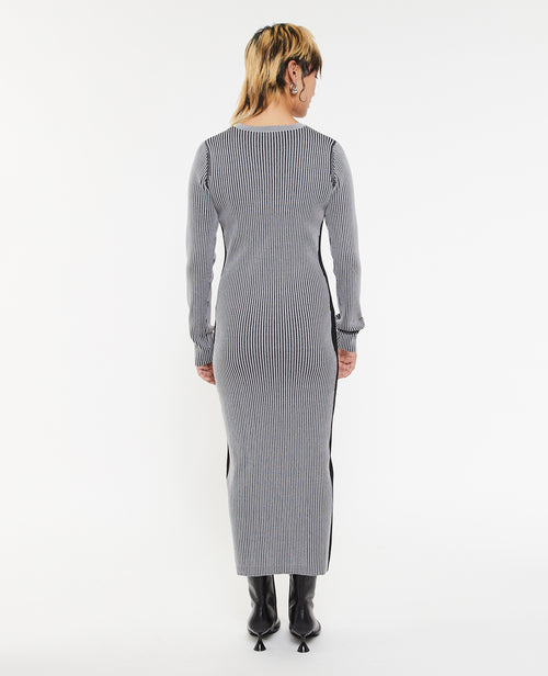 Robe longue en maille avec effet vanisé - PIMKIE - 4