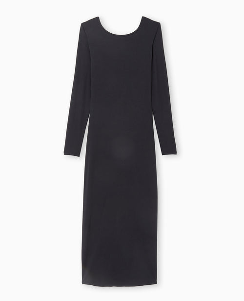 Robe longue en maille stretch dos ouvert - PIMKIE - 4