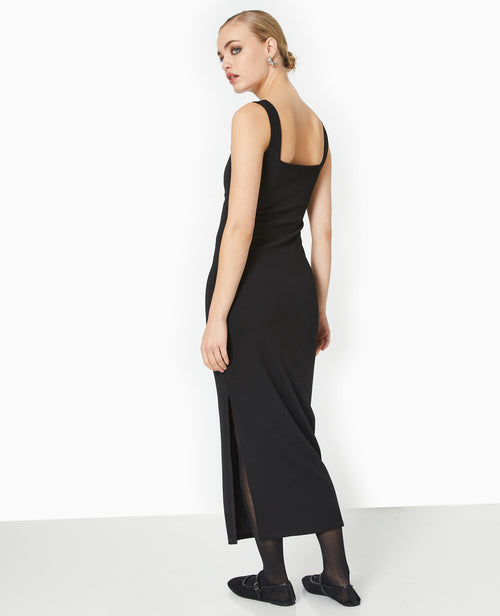 Robe longue à bretelles encolure carrée - PIMKIE - 6