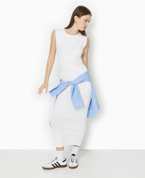 Robe longue sans manches avec fronces côtés - PIMKIE - 2