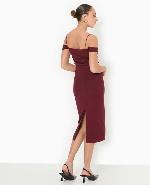 Robe en maille encolure Bardot - PIMKIE - 6