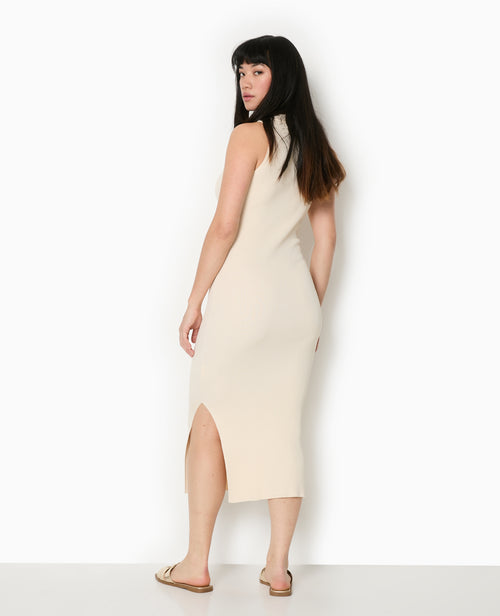 Robe longue et moulante en maille côtelée - PIMKIE - 6