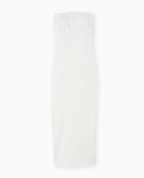 Robe longue bustier en maille côtelée - PIMKIE - 4