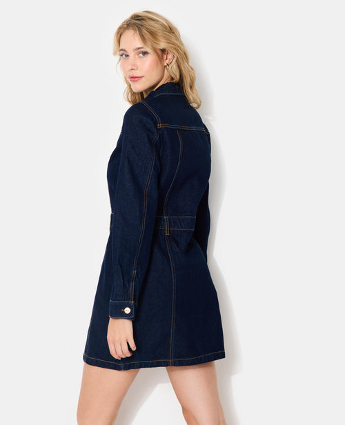 Robe boutonnée en jean - PIMKIE - 6