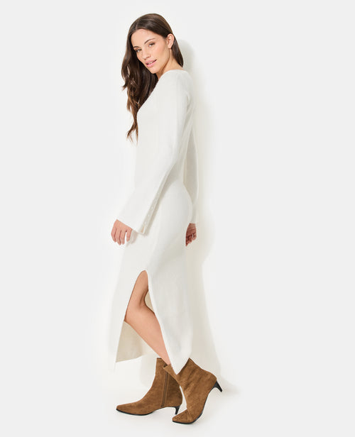 Robe longue en maille avec manches flare - PIMKIE - 5