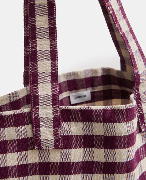 Tote bag motif vichy - PIMKIE - 4
