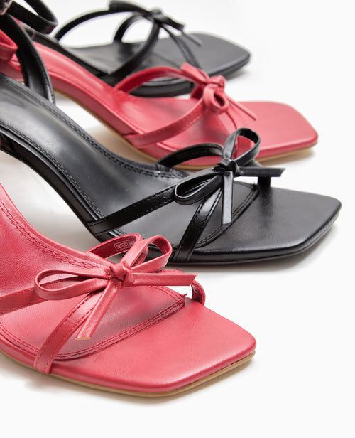 Sandales à talon avec nœud - PIMKIE - 6