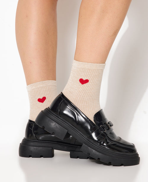 Lot de 2 paires de chaussettes avec cœurs - PIMKIE - 2