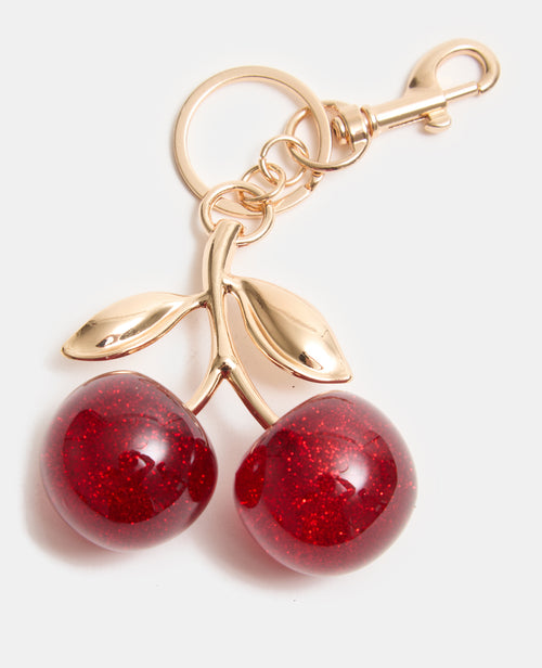 Porte-clés ou déco de sac avec cerises - PIMKIE - 1