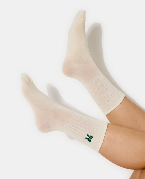 Lot de 2 paires de chaussettes avec nœuds brodés - PIMKIE - 2