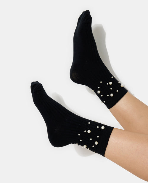 Paire de chaussettes avec perles - PIMKIE - 2