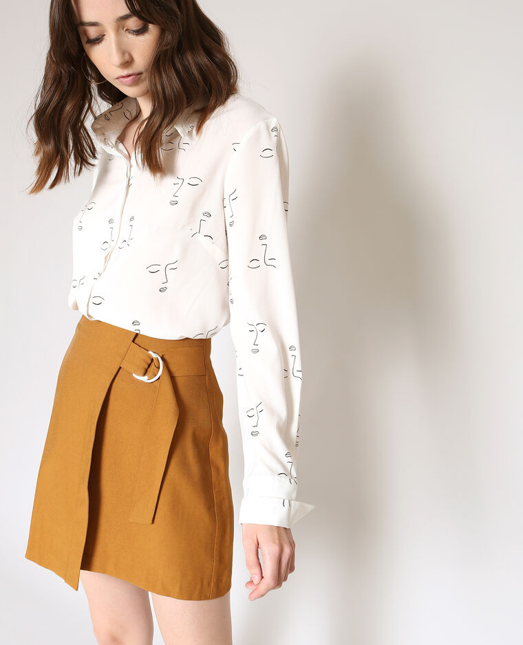 Chemise imprimÃ©e blanc