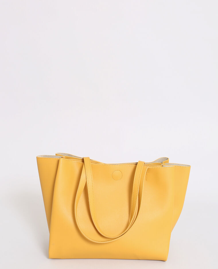 Sac cabas souple beige