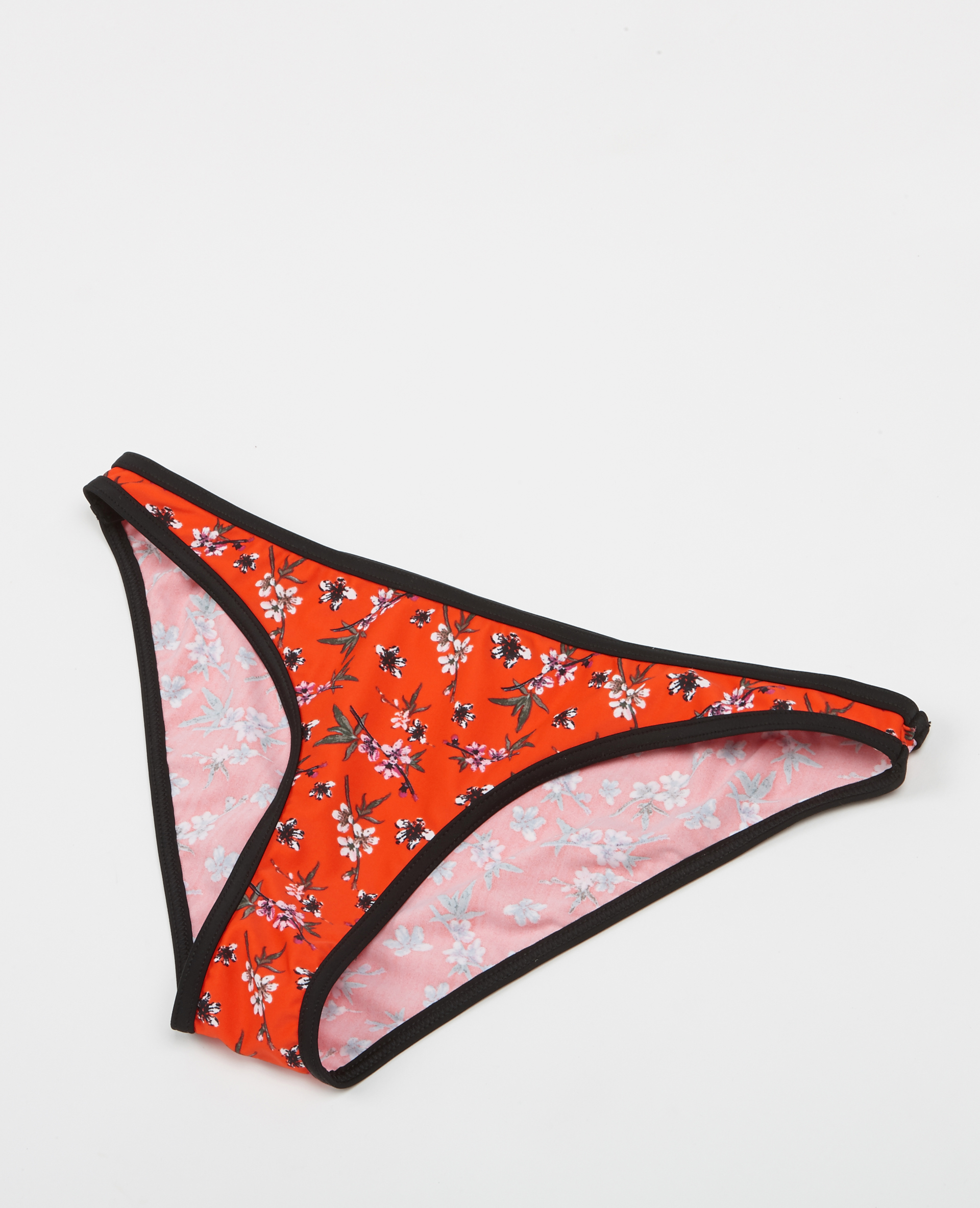 Culotte De Bikini Fleuri Rouge E Pimkie