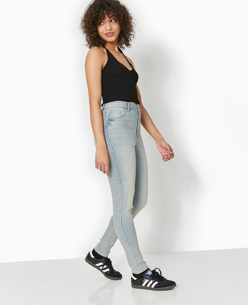 Jean skinny taille haute - PIMKIE - 1