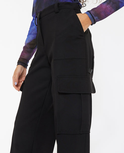 Pantalon cargo avec élastiques coulissés - PIMKIE - 2