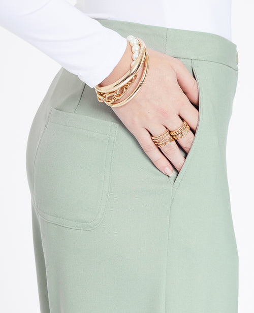 Pantalon large et droit taille haute - PIMKIE - 2