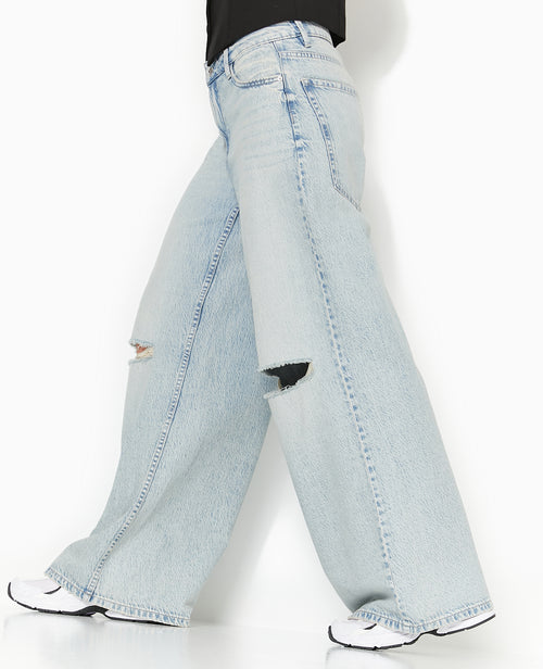 Jean baggy destroy taille regular - PIMKIE - 1
