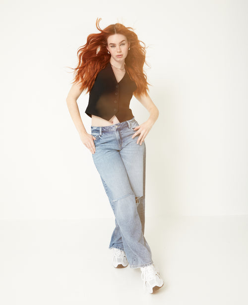 Jean baggy destroy taille regular - PIMKIE - 2