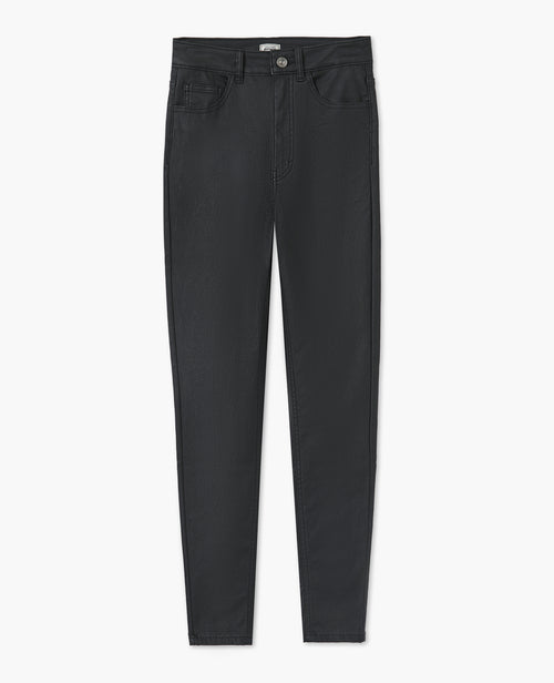 Jean skinny enduit effet cuir - PIMKIE - 4
