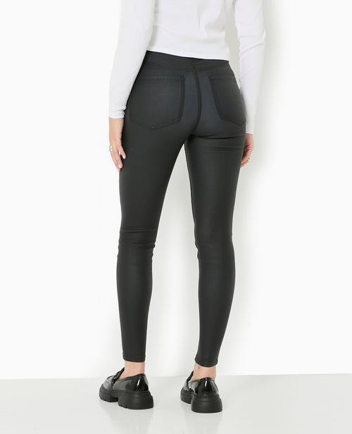 Jean skinny enduit effet cuir - PIMKIE - 6