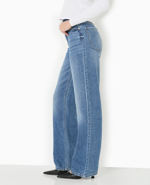 Jean wide taille haute - PIMKIE - 2