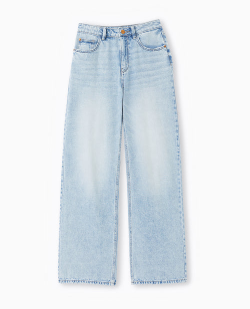 Jean wide taille haute - PIMKIE - 1