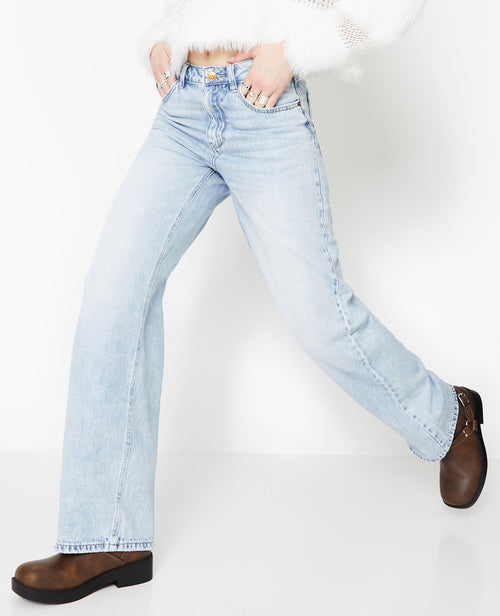 Jean wide taille haute - PIMKIE - 3