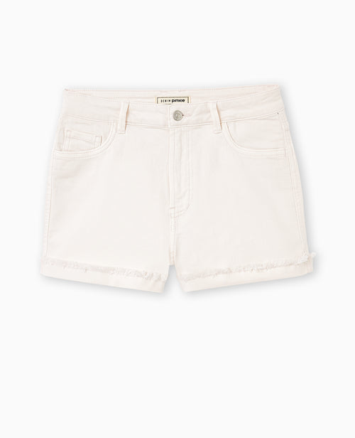 Short en jean taille haute avec élasthane - PIMKIE - 4