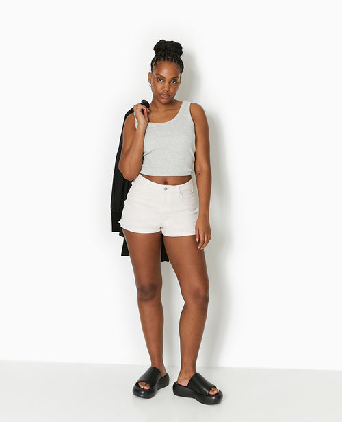 Short en jean taille haute avec élasthane - PIMKIE - 5