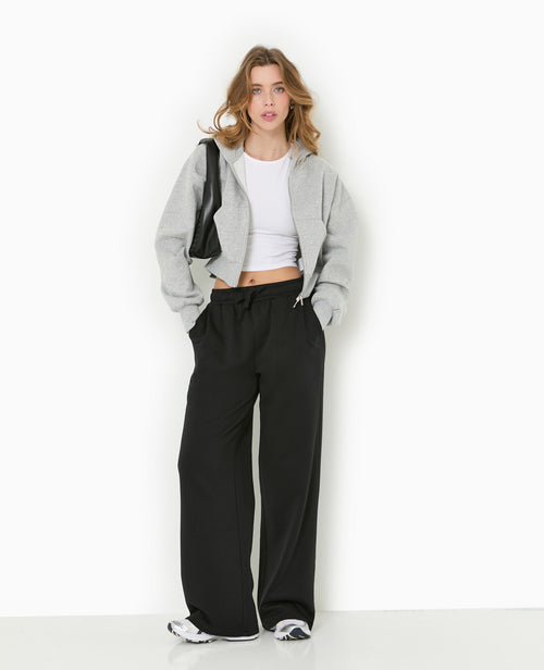 Pantalon de jogging droit en molleton - PIMKIE - 1