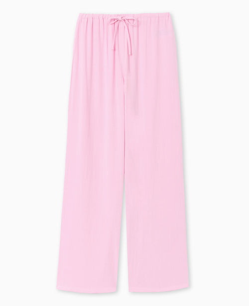 Pantalon large et droit avec taille élastiquée - PIMKIE - 4