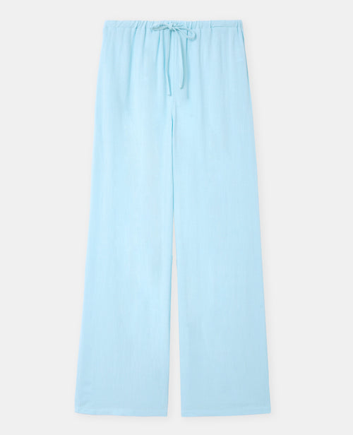 Pantalon large et droit avec taille élastiquée - PIMKIE - 4