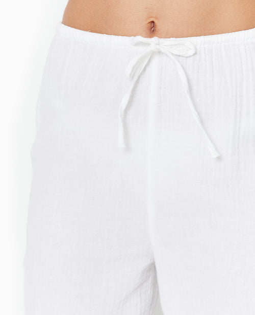 Pantalon large en gaze de coton - PIMKIE - 3